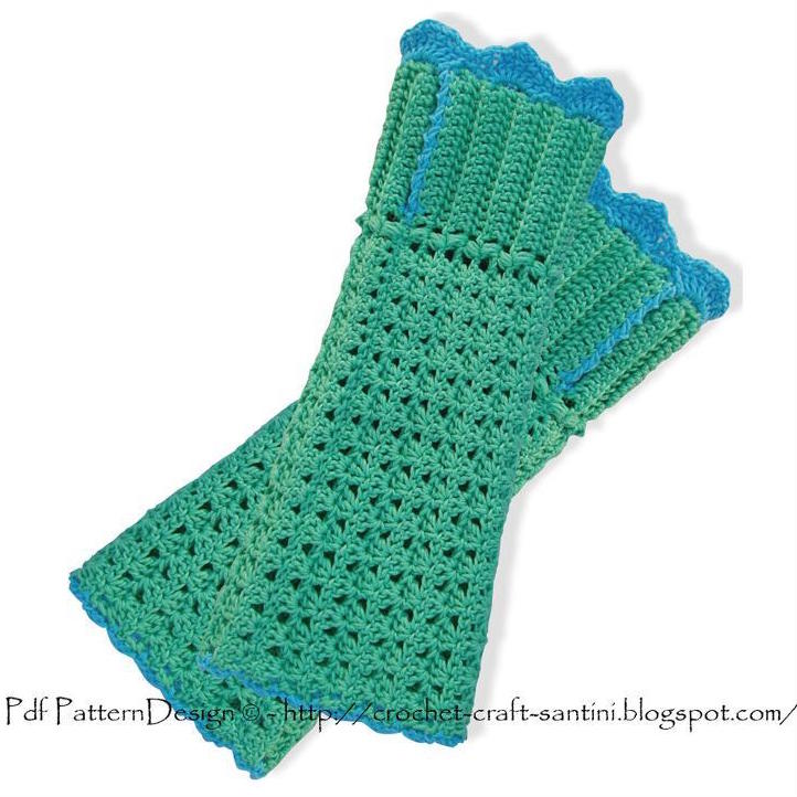 Fingerless Crochet Gloves