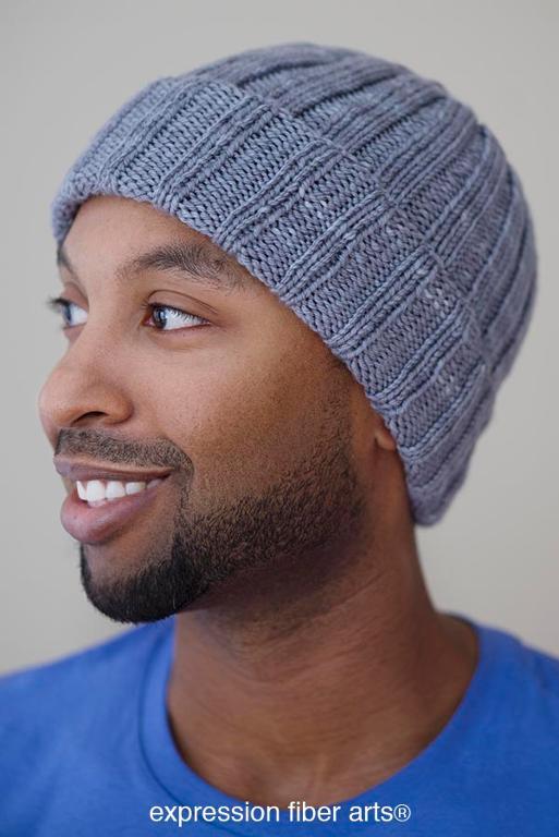 Boyfriend Beanie Hat FREE Knitting Pattern