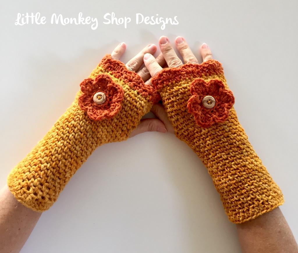 Shannon's Fingerless Gloves Crochet Pattern