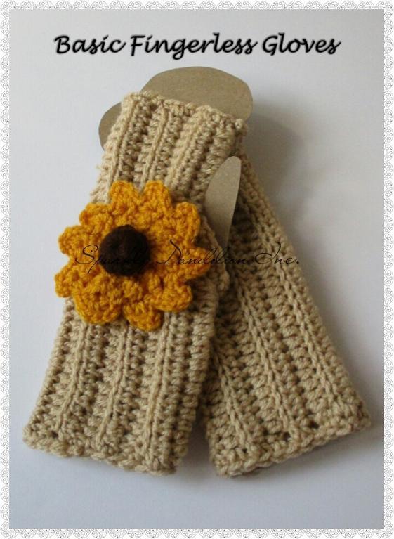 Basic Fingerless Gloves Crochet Pattern