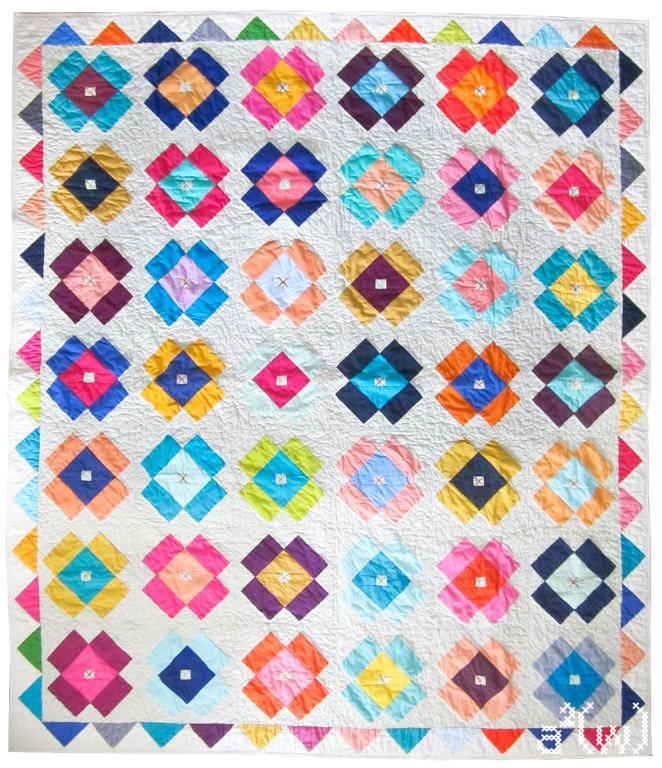 Modern Windmills Quilt