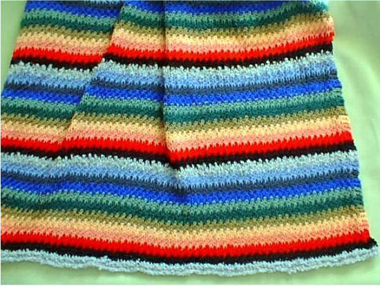 Scrap Yarn Afghan Knitting Pattern