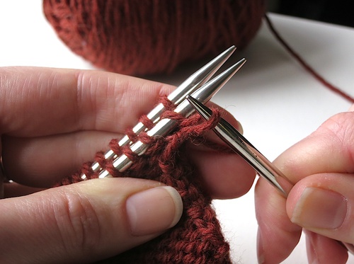One Stitch Knit for the Three-Needle Bind-Off