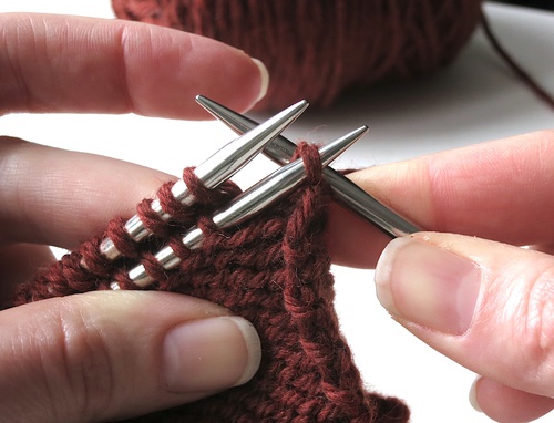 Pass the First Stitch Over the Second Stitch