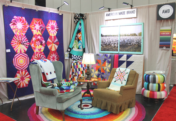 Booth at Quilt Market
