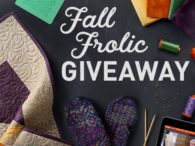 Bluprint's Fall Frolic Giveaway