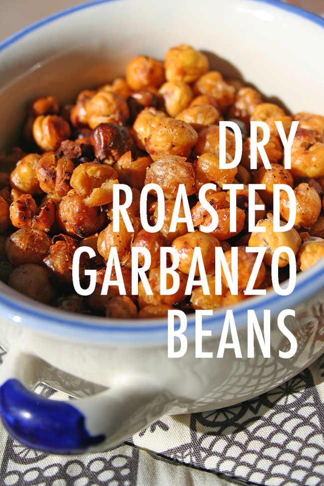 Dry roasted garbanzo beans