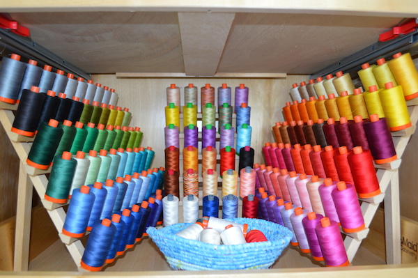 Colorful Collection of Thread for Sewing