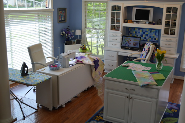 Kimberly Einmo's sewing room