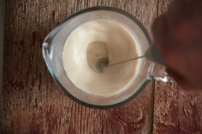 Eggnog Latte Foam