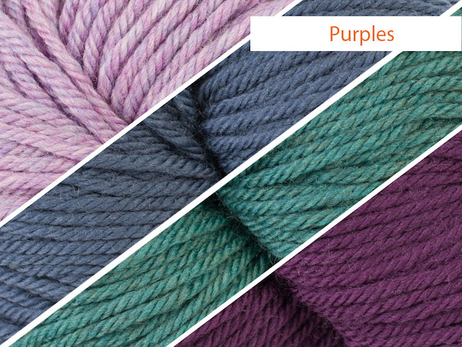 Fall Knit Along Purple Colorway