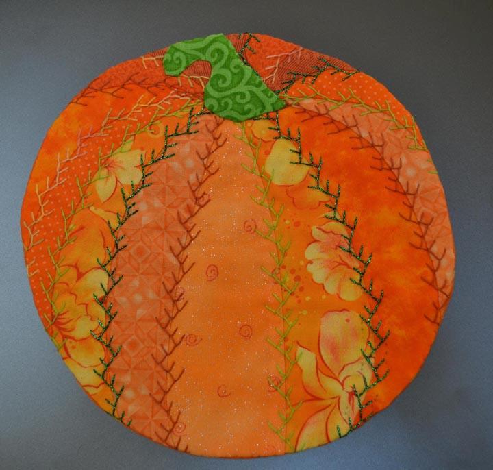 Pumpkin Mug Rug