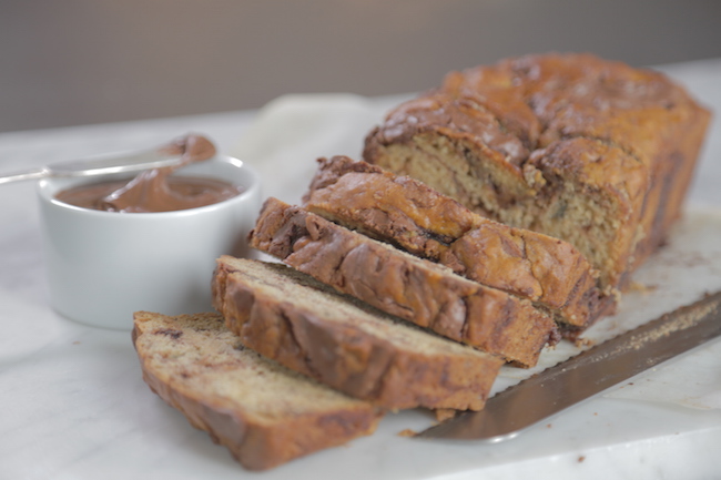 Banana Nutella Bread