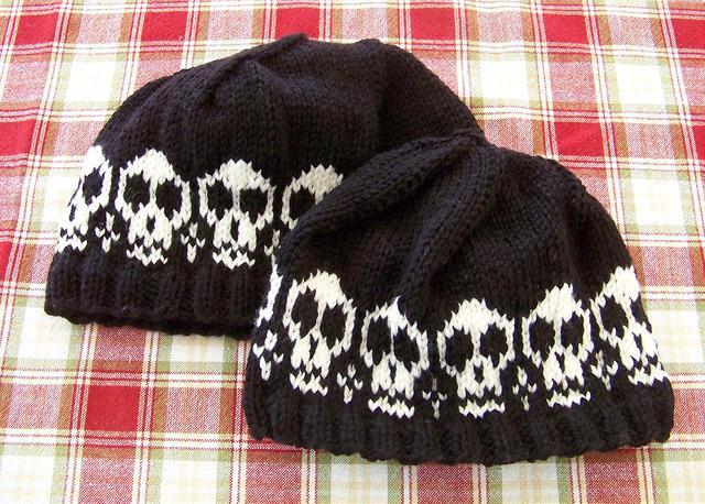Skull Knit Hat