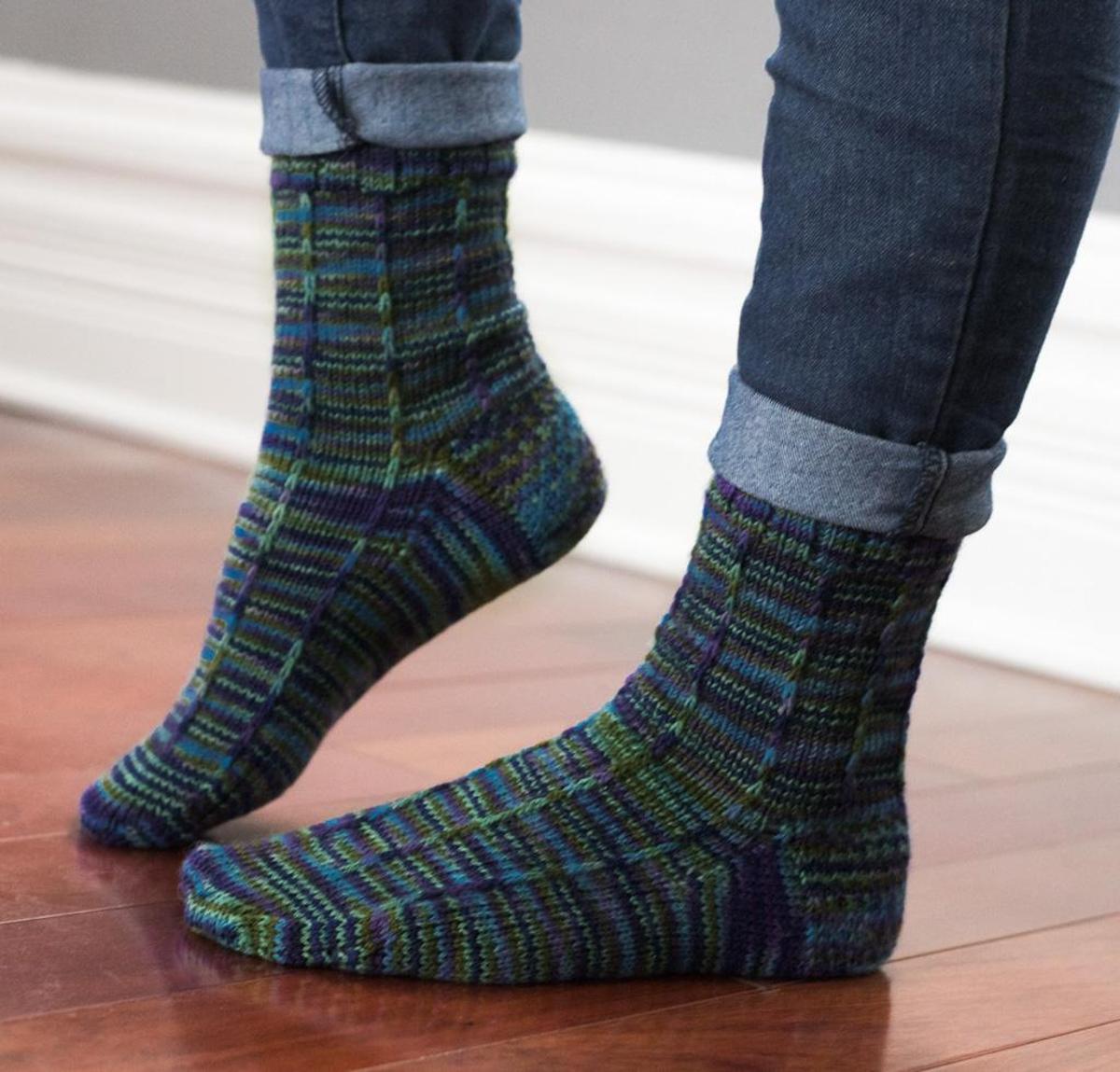 Atlantic Current Socks Knitting Kit