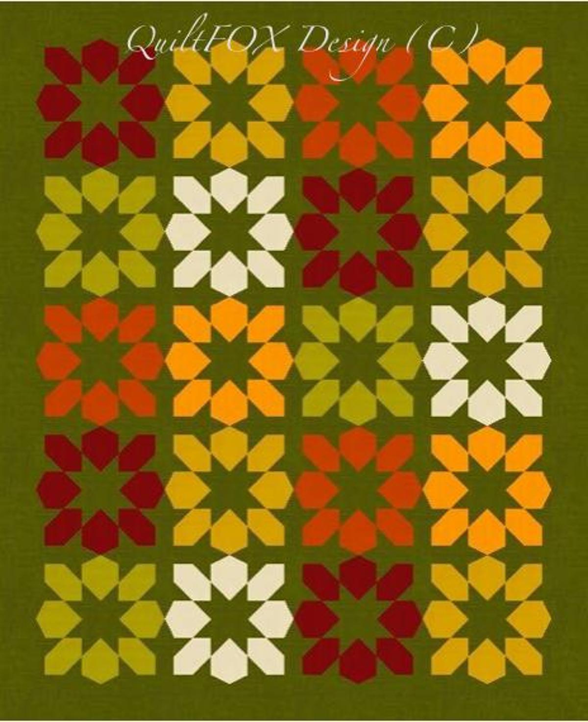  Fall Quilt Patterns: Autumn Blossoms