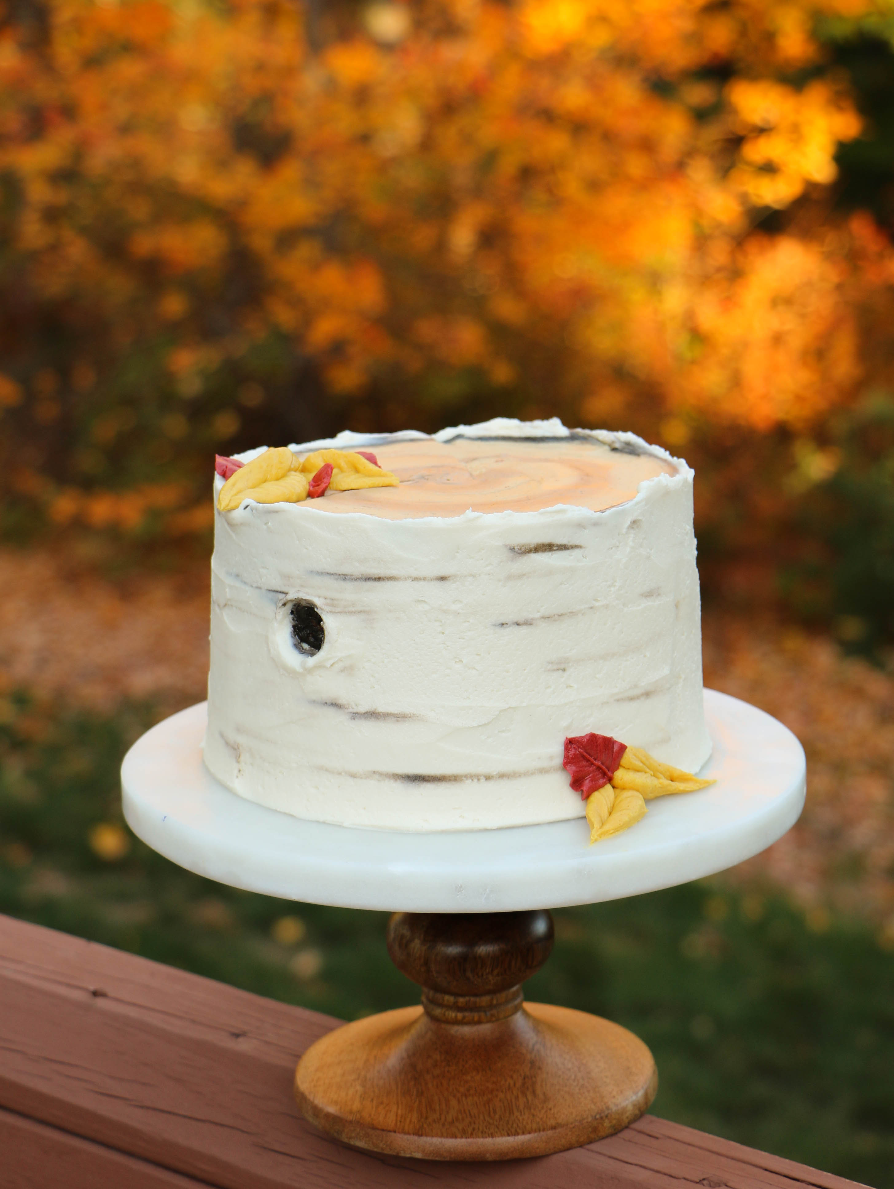 Buttercream Birch Cake