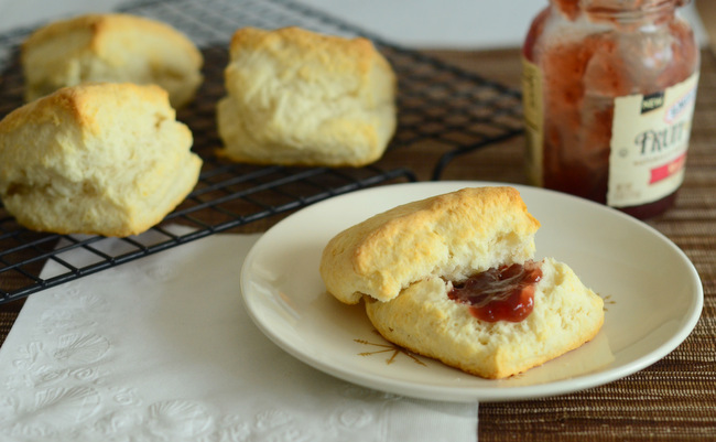 Two-Ingredient Cream Biscuits Recipe