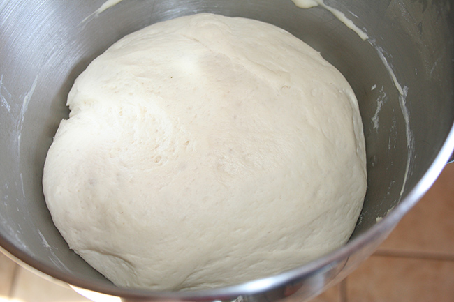 Risen dough