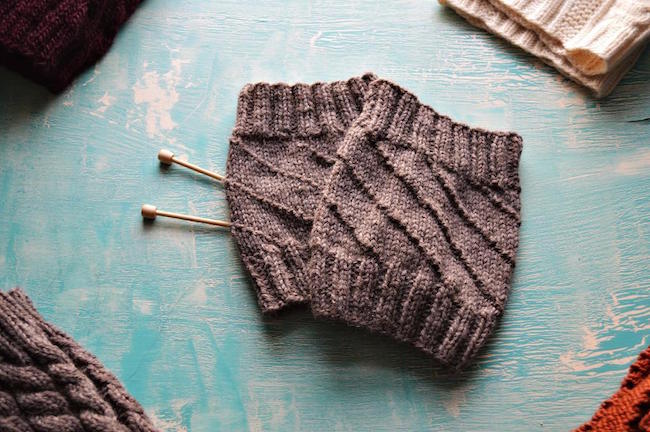 The Hurricane Boot Cuff Liners FREE Knitting Pattern