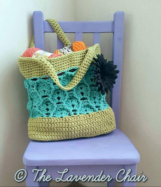 Wheat Fields Market Tote Crochet Pattern