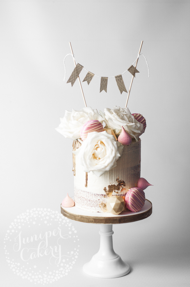 How to make easy cake bunting toppers with washi tape