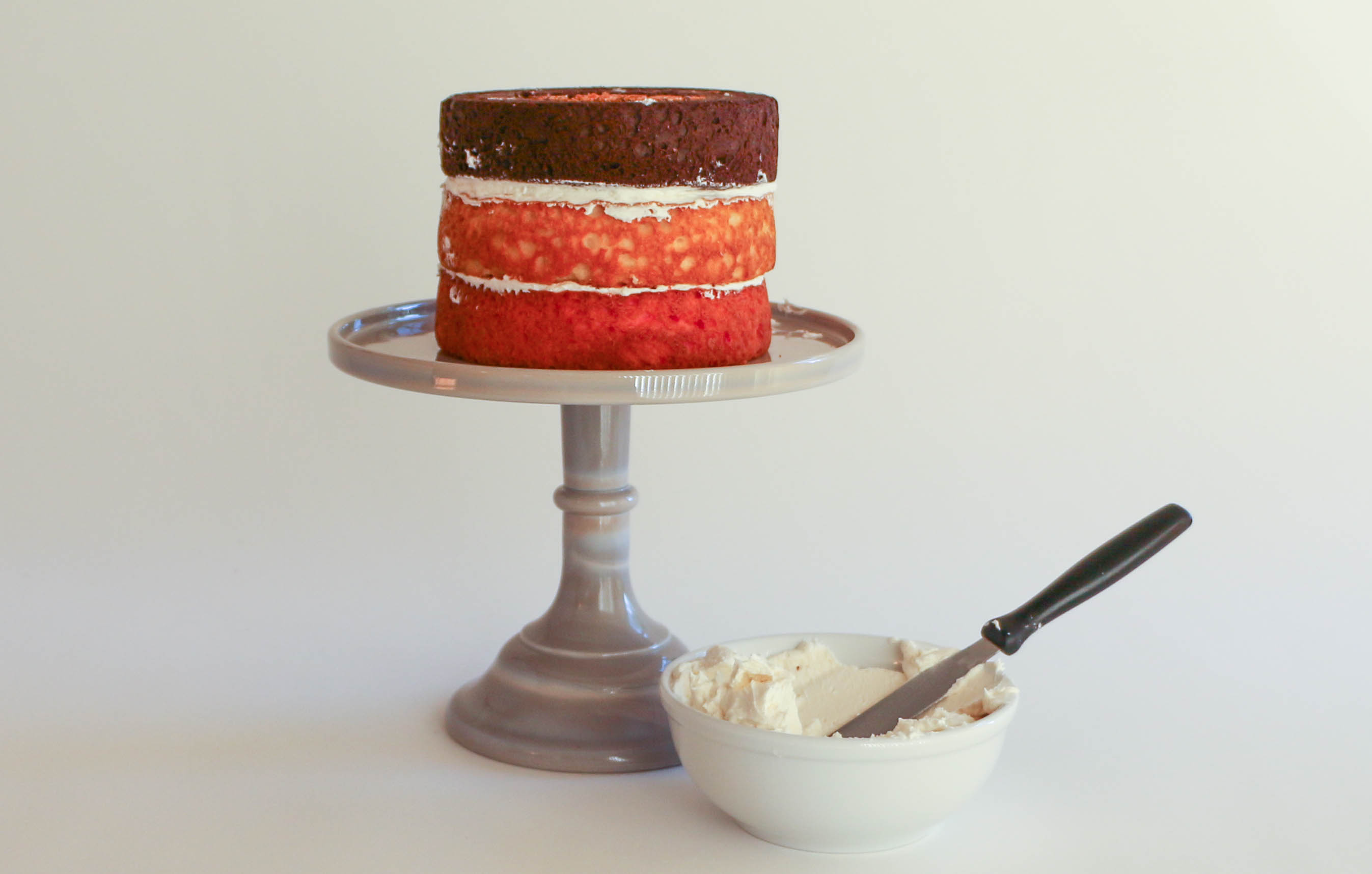 Three-Color Layer Cake