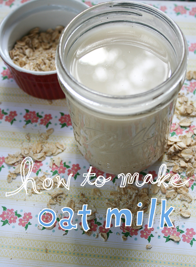 How to make oat milk with just 2 ingredients!