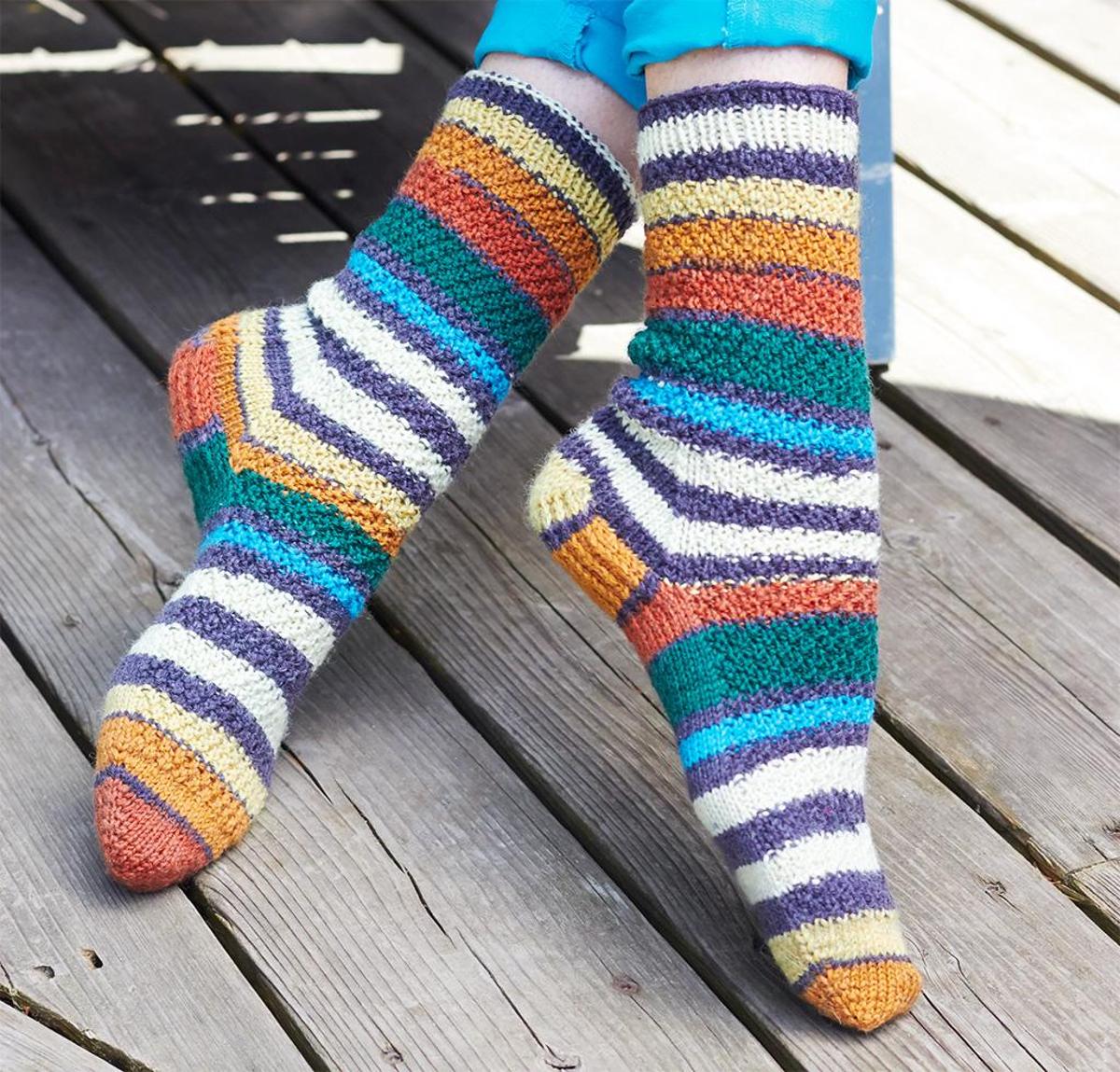 Step Dance Socks Knitting Kit