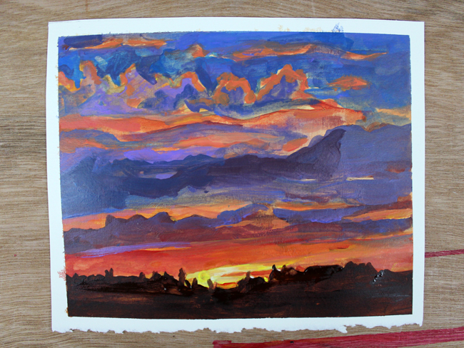 Sunset Acrylic Painting Step By Step Tutorial On Craftsy Be my patreon to join my detailed online art classes with other exclusive content like traceables for my paintings ,free. sunset acrylic painting step by step