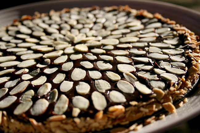 Make this almond chocolate ganache tart with just three ingredients!