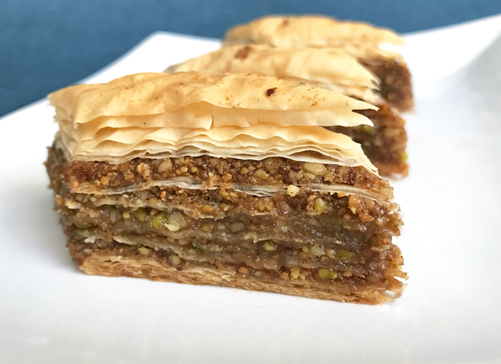 baklava close up