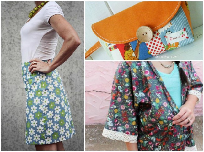 Beginner Sewing Patterns Collage