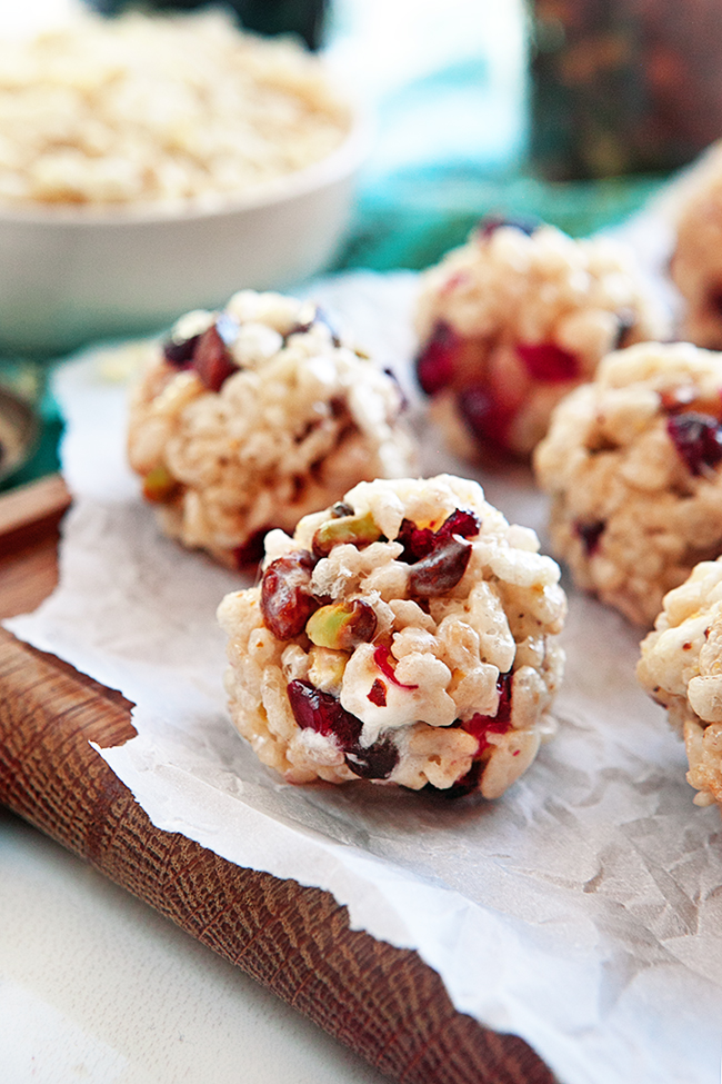 Christmas Rice Krispies Treats for Adults