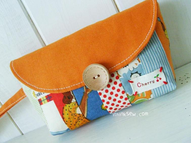 Caroline Clutch Pattern - ithinksew