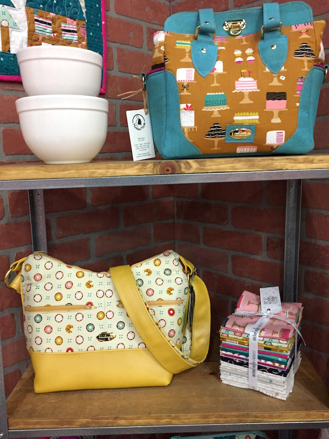 Purses Made with Patty Sloniger's Bake Shop Fabric