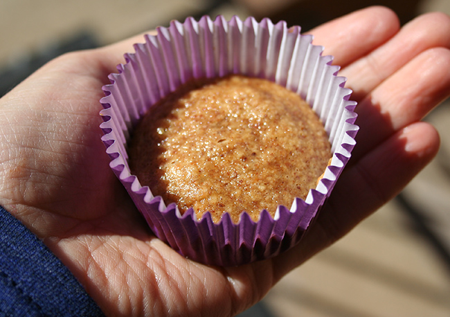 Baked in cupcake liner