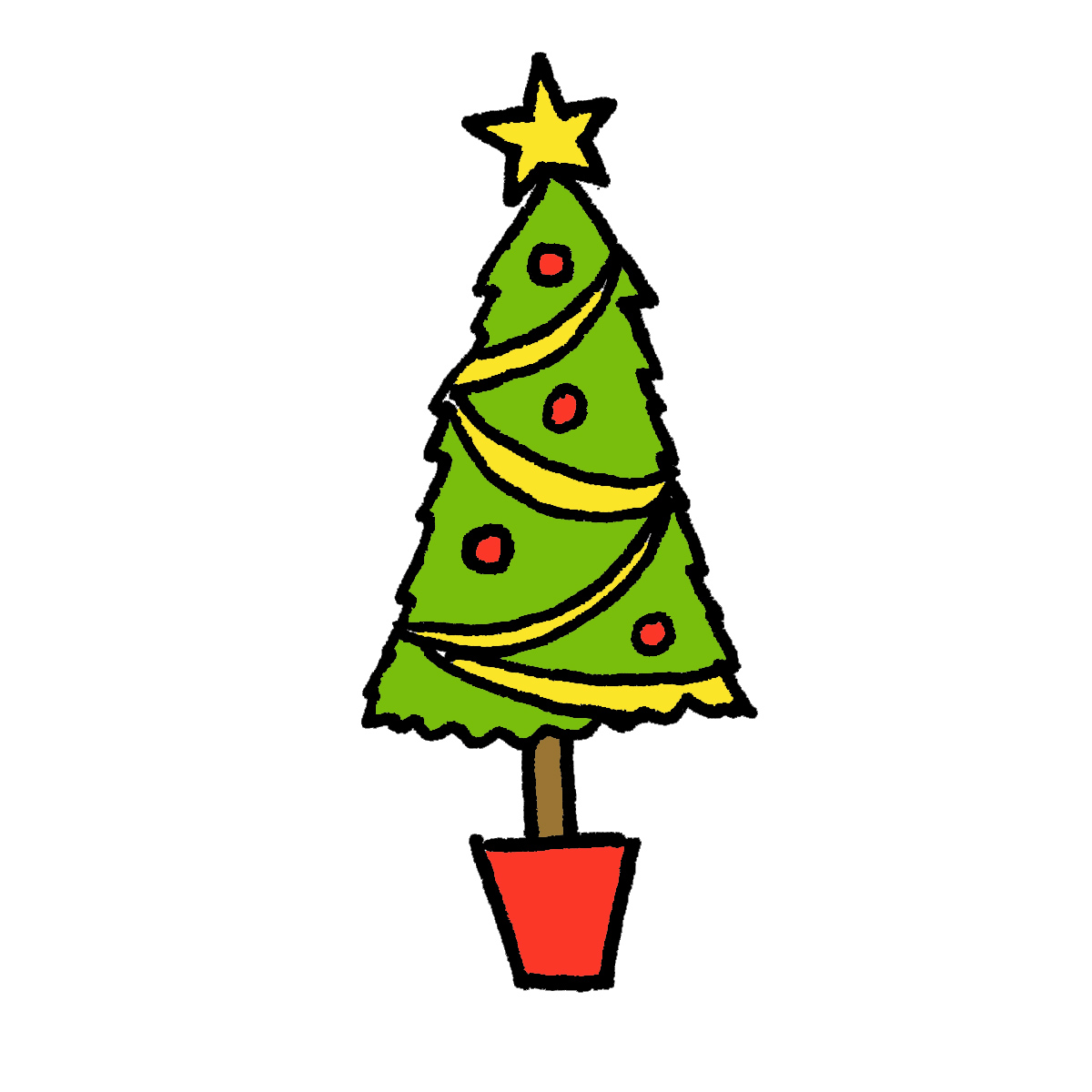 How to Draw a Christmas Tree: 4 Cartoon Tutorials | Craftsy