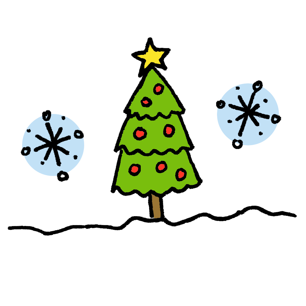 How to Draw a Christmas Tree: 4 Cartoon Tutorials | Craftsy