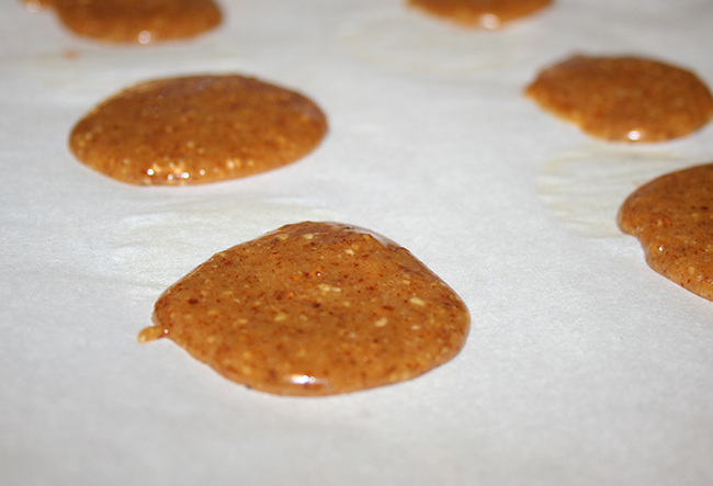 Almond Butter Cookie Batter Ready to Bake