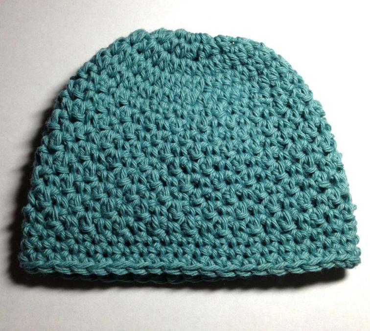 griddle stitch baby hat