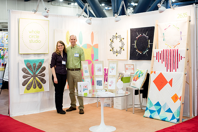Sheri Cifaldi-Morrill at Quilt Market