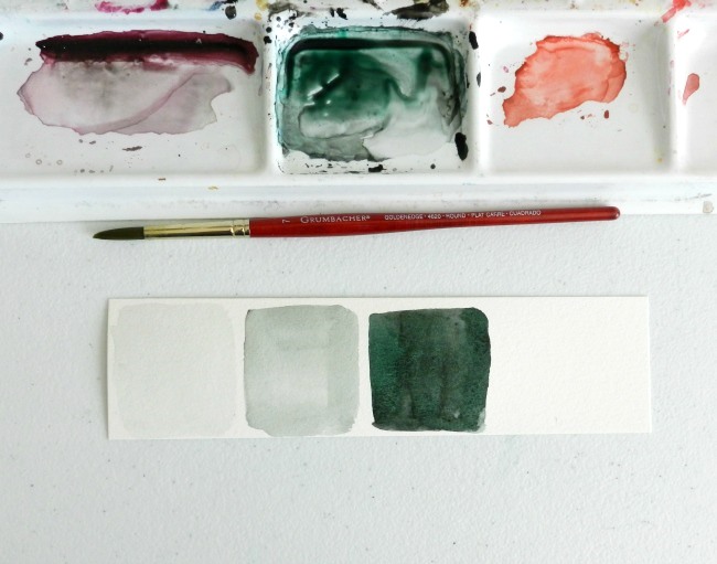 watercolor value scale