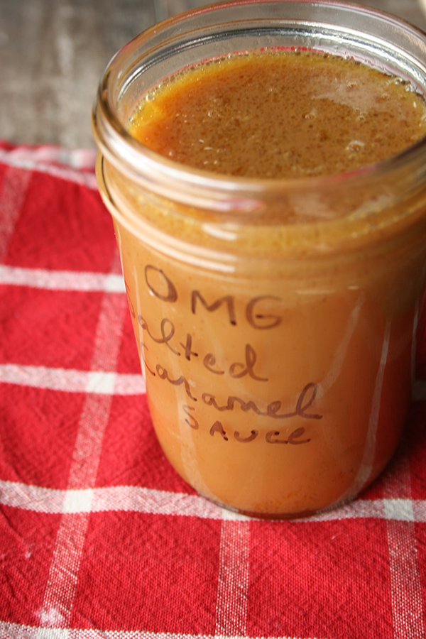 Salted caramel sauce