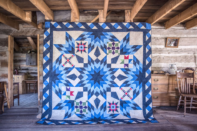 The Blazing Star Quilt: Bluprint's 2017 Block of the Month