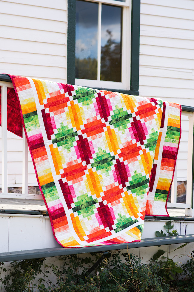 Fruit Slices Quilt Kit from Boundless Fabrics