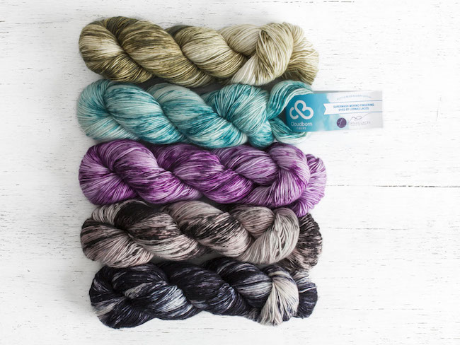 Lorna's Laces and Cloudborn Speckle Yarn