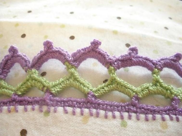 crochet edging for receiving blanket