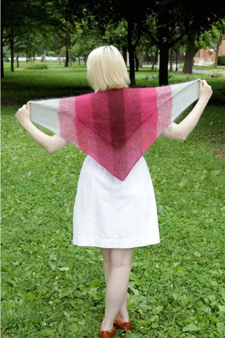 Howdy Ombre Shawl Knitting Pattern