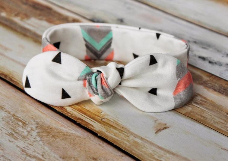 knot bow headband pattern